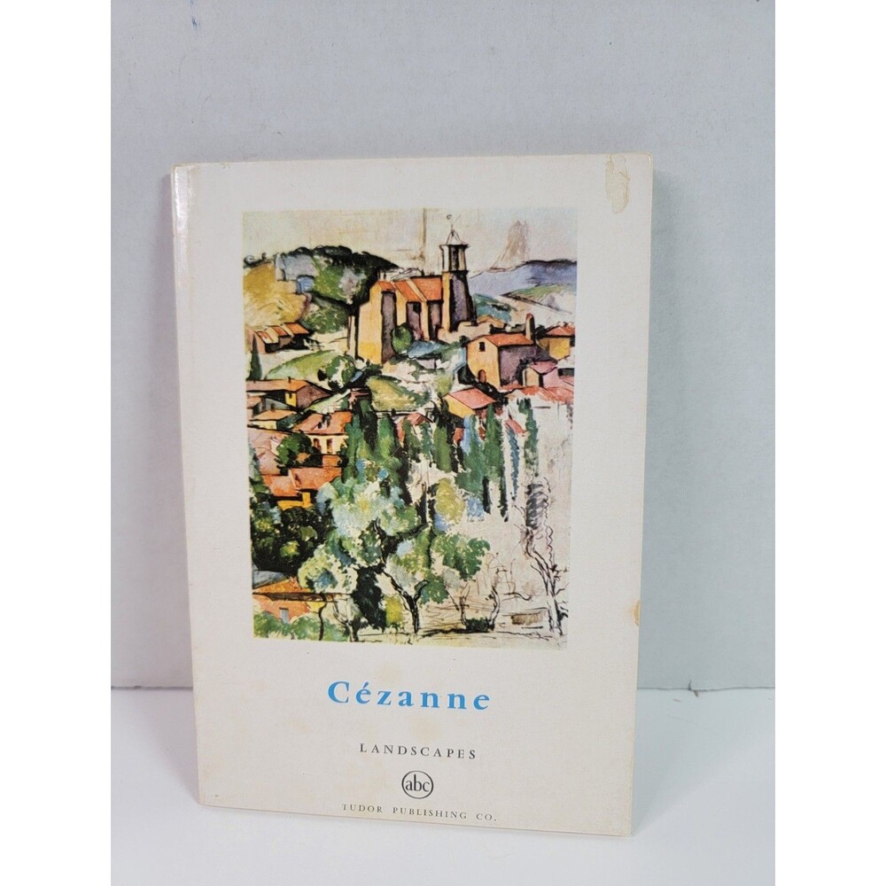 1958 Cezanne Landscapes John Rewald Tudor Publishing Vintage Art Book France